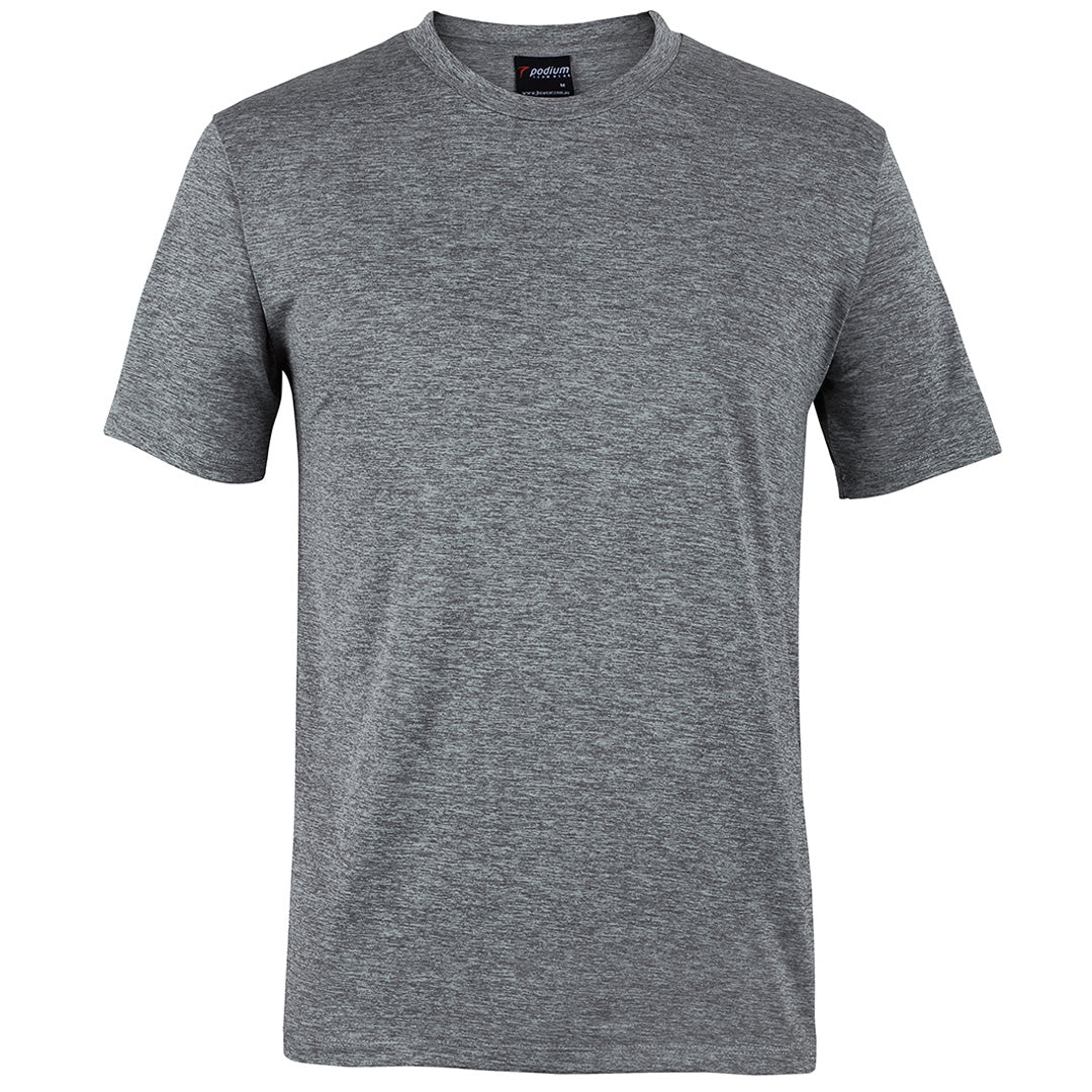 House of Uniforms The Cation Tee | Short Sleeve | Adults Jbs Wear Grey Marle