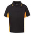 House of Uniforms The Contrast Poly Polo | Short Sleeve | Kids Jbs Wear Black/Gold