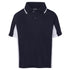 House of Uniforms The Contrast Poly Polo | Short Sleeve | Kids Jbs Wear Navy/White
