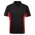Contrast Poly Polo | Mens | Black/Red