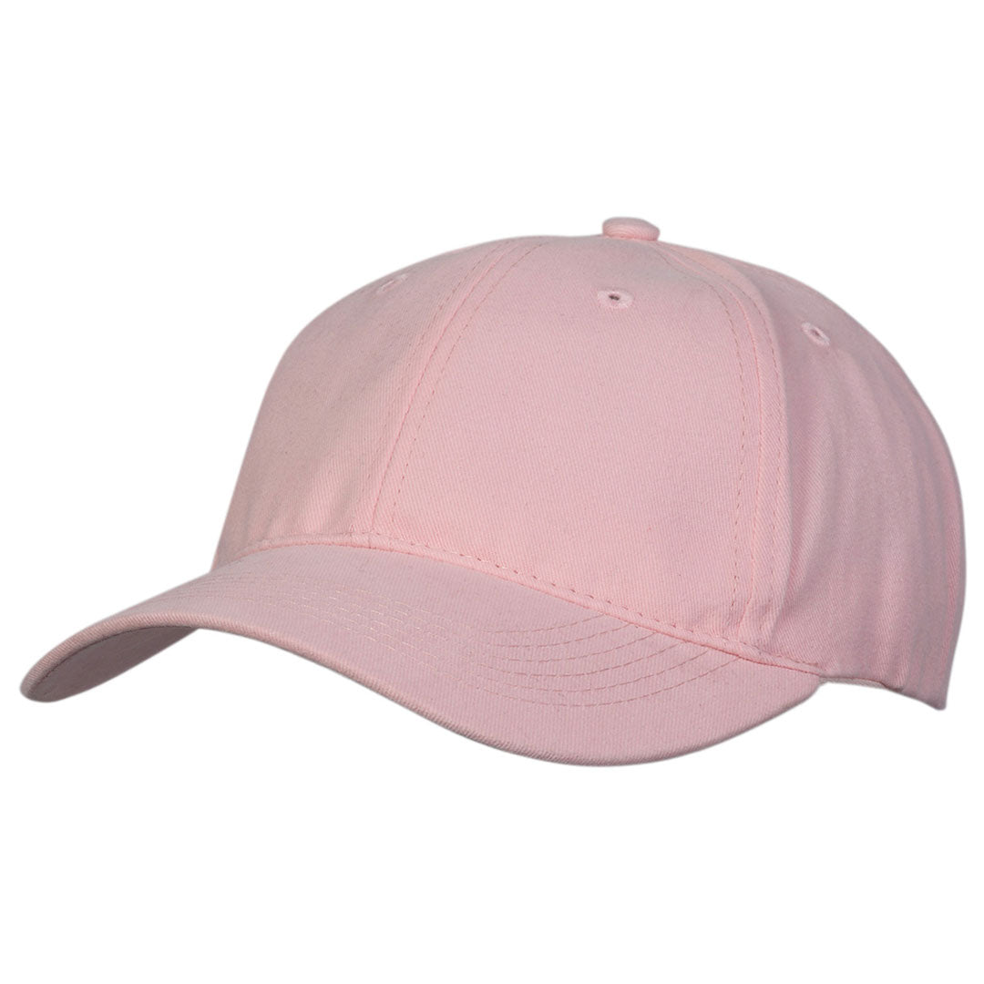 House of Uniforms The Premium Soft Cotton Cap | Adults Legend Light Pink