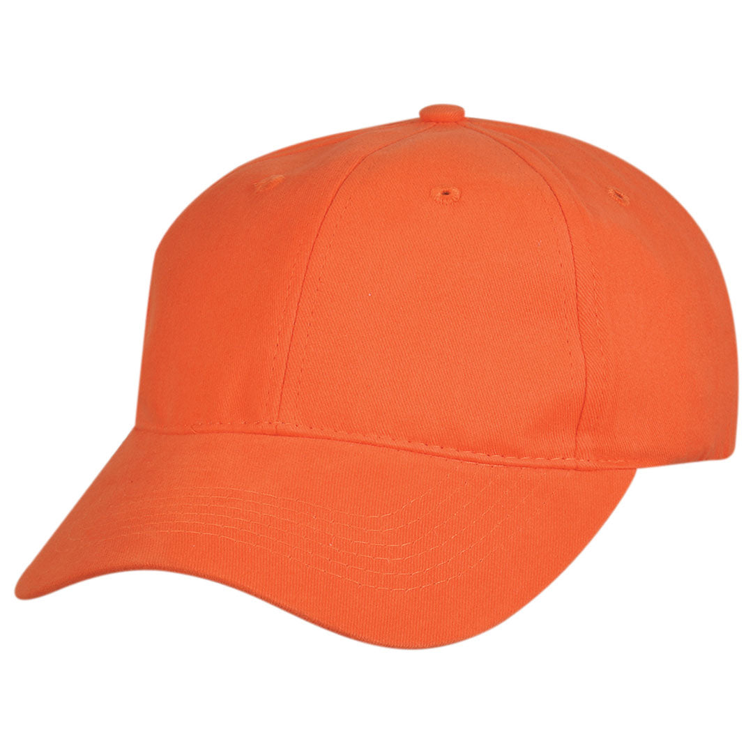 House of Uniforms The Premium Soft Cotton Cap | Adults Legend Orange