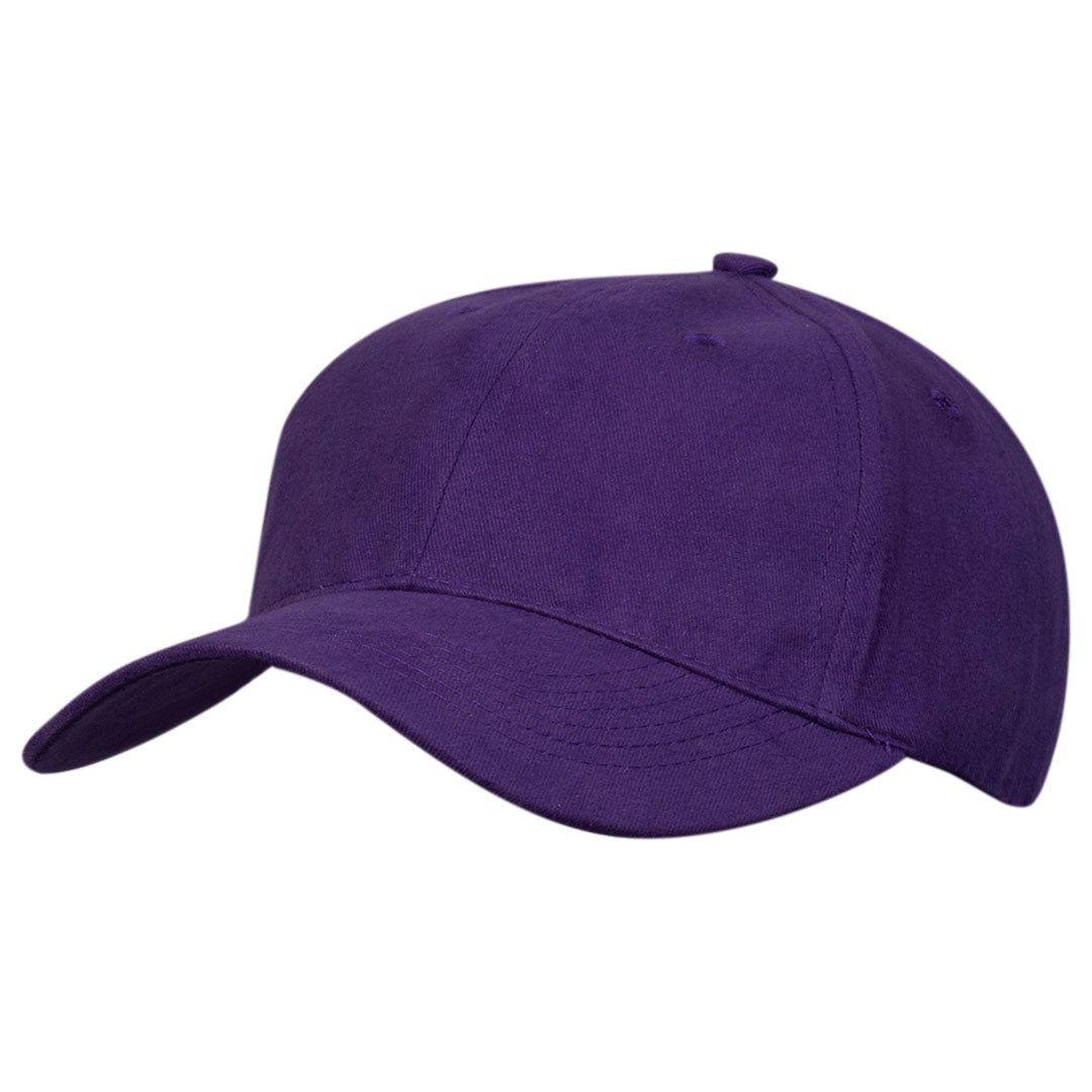 House of Uniforms The Premium Soft Cotton Cap | Adults Legend Purple