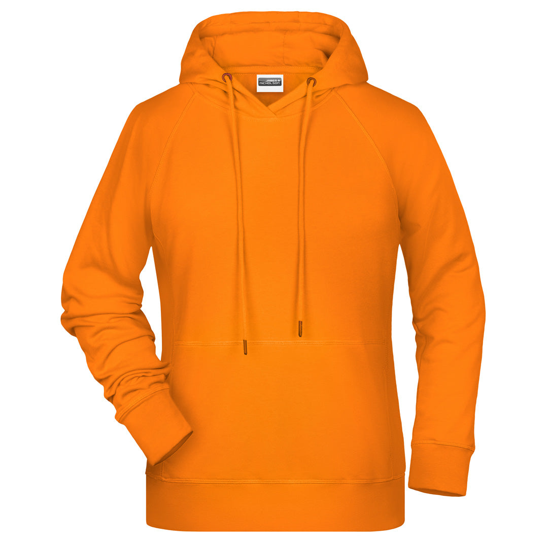 Raglan Sleeve Hoodie | Ladies | Orange