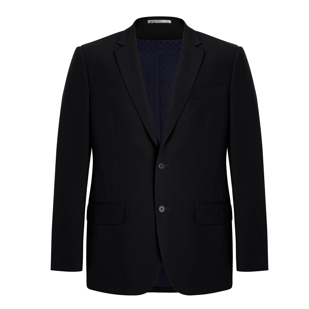 House of Uniforms The Siena 2 Button Jacket | Mens Biz Corporates Black