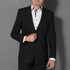 The Mens 2 Button Slim Cut Suit Jacket | Wool | Black