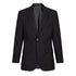 House of Uniforms The 2 Button Slim Cut Suit Jacket | Wool | Mens LSJ Collection Black