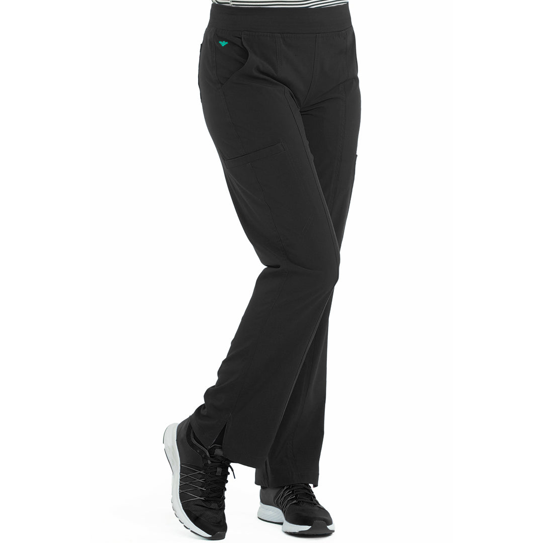 House of Uniforms The Energy Yoga Cargo Scrub Pant V2 | Ladies | Tall Med Couture Large