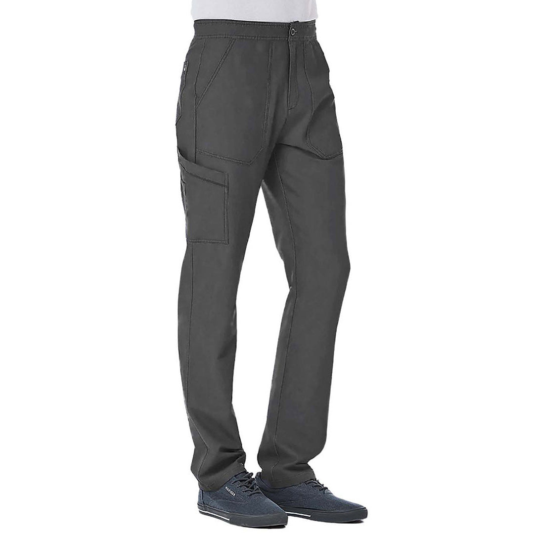 House of Uniforms The Matrix Pro Contrast Piping Cargo Scrub Pant | Mens Maevn Pewter