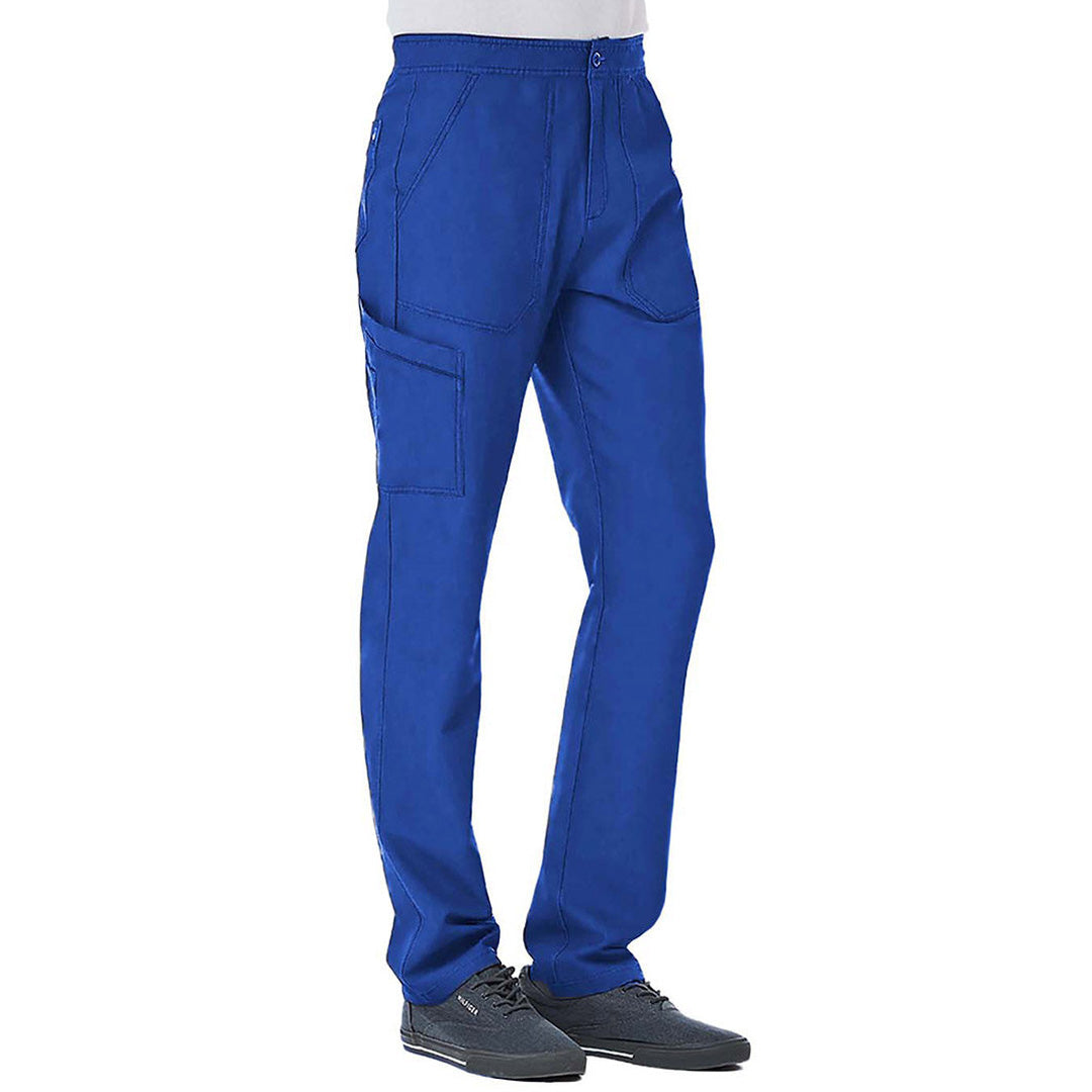House of Uniforms The Matrix Pro Contrast Piping Cargo Scrub Pant | Mens Maevn Royal