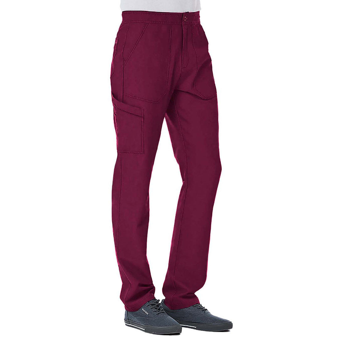 House of Uniforms The Matrix Pro Contrast Piping Cargo Scrub Pant | Mens Maevn Wine