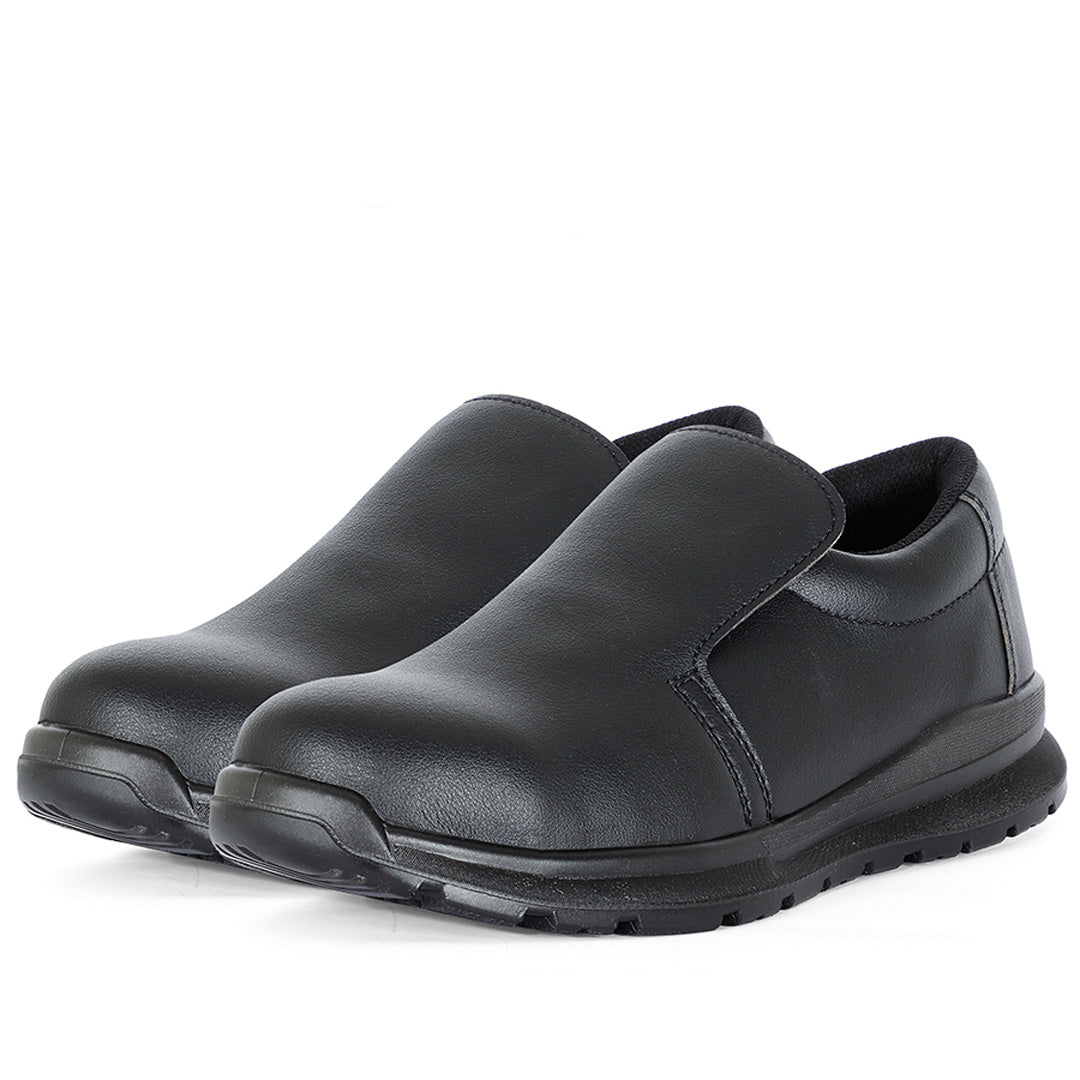House of Uniforms The Microfibe Slip on Shoe | Adults Jbs Wear Black