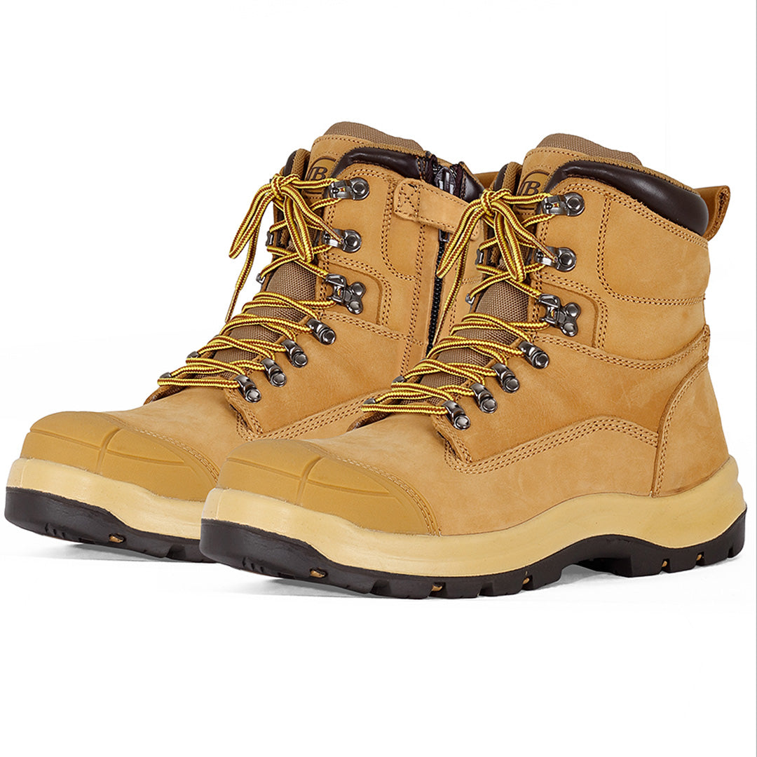 House of Uniforms The Road Train Lace Up Safety Boot | Adults Jbs Wear Wheat