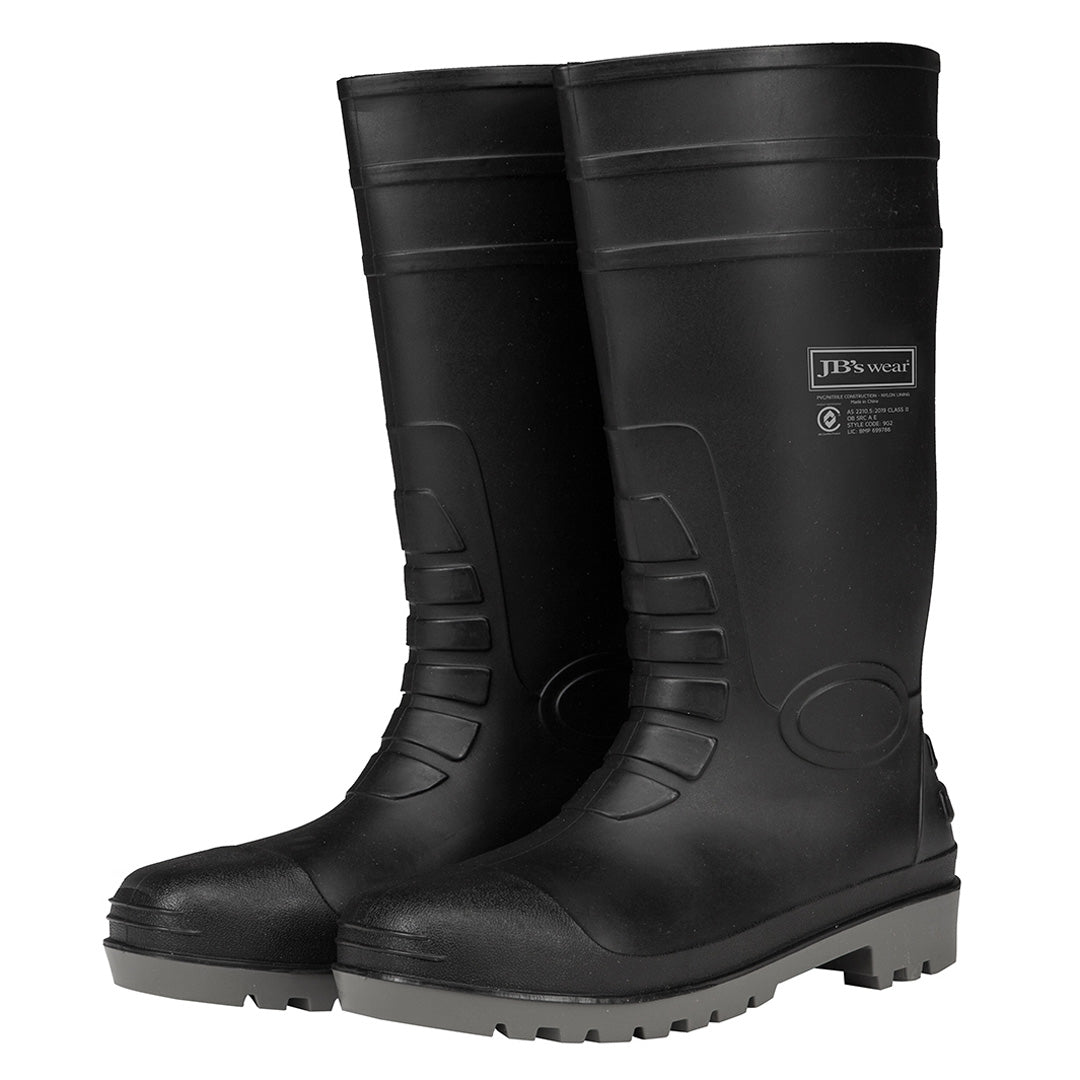 House of Uniforms The Traditional Gumboot | Adults Jbs Wear Black
