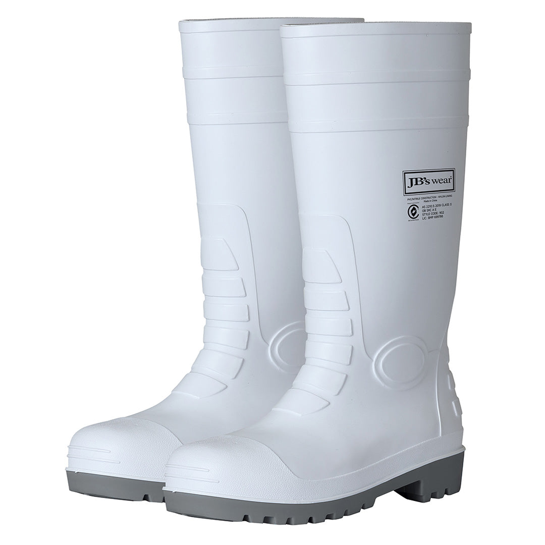 House of Uniforms The Traditional Gumboot | Adults Jbs Wear White