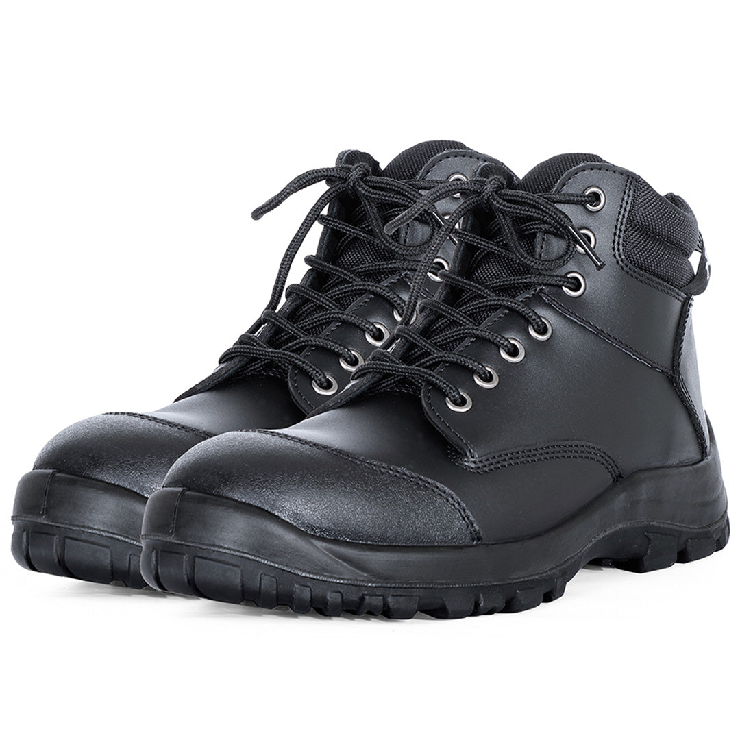 House of Uniforms The Steeler Lace Up Boot | Adults Jbs Wear Black