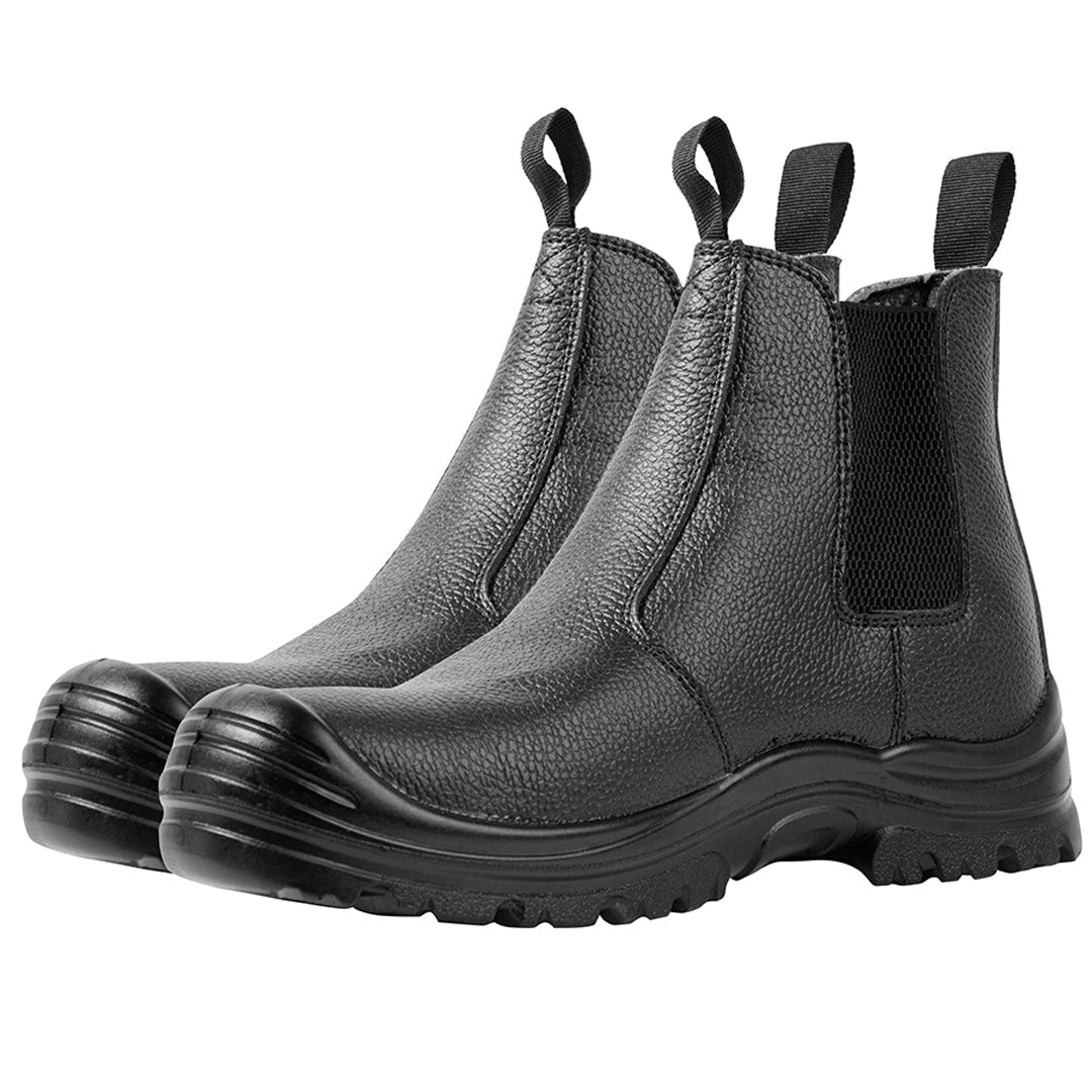 House of Uniforms The Rock Face Elastic Sided Boot | Adults Jbs Wear Black