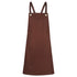 House of Uniforms The Brooklyn Apron | Cross Back Identitee Chocolate with Chocolate Strap