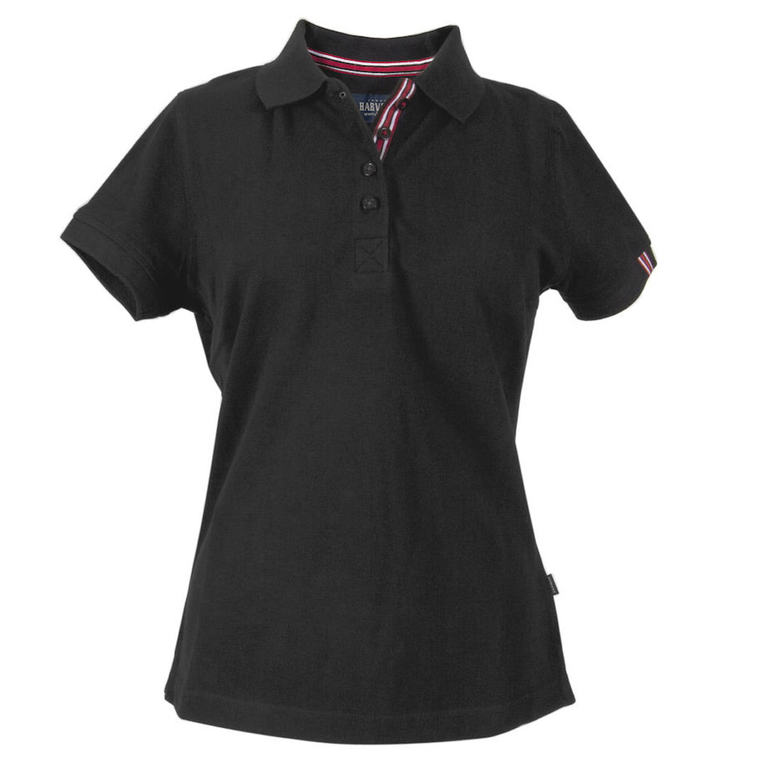 House of Uniforms The Avon Polo | Ladies | Short Sleeve James Harvest Black