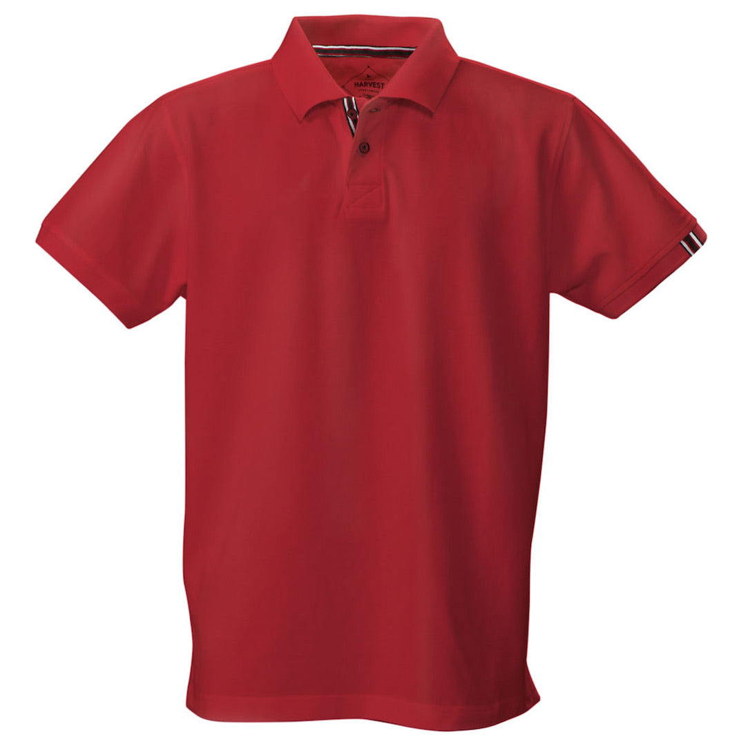 House of Uniforms The Avon Polo | Mens | Short Sleeve James Harvest Red
