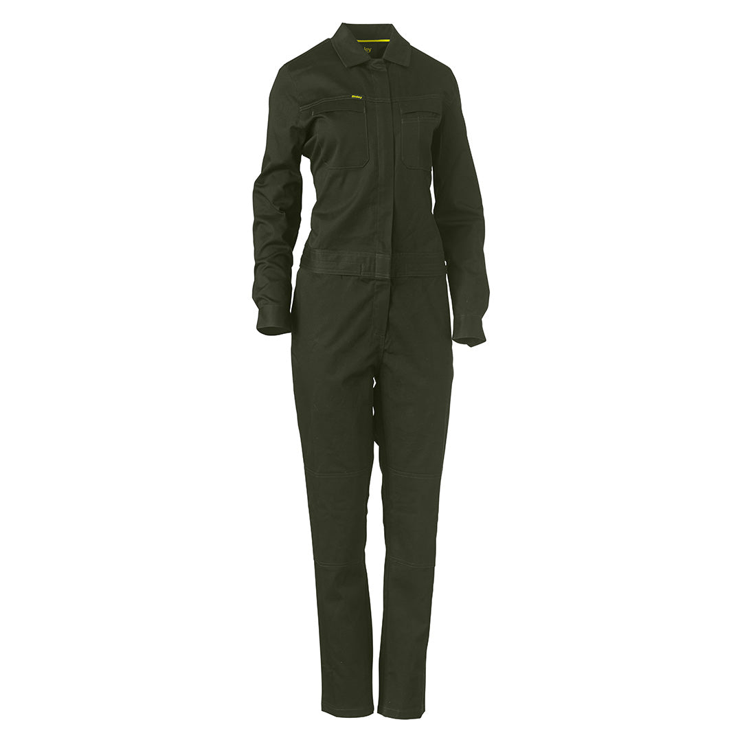 House of Uniforms The Cotton Drill Overall | Ladies Bisley Olive