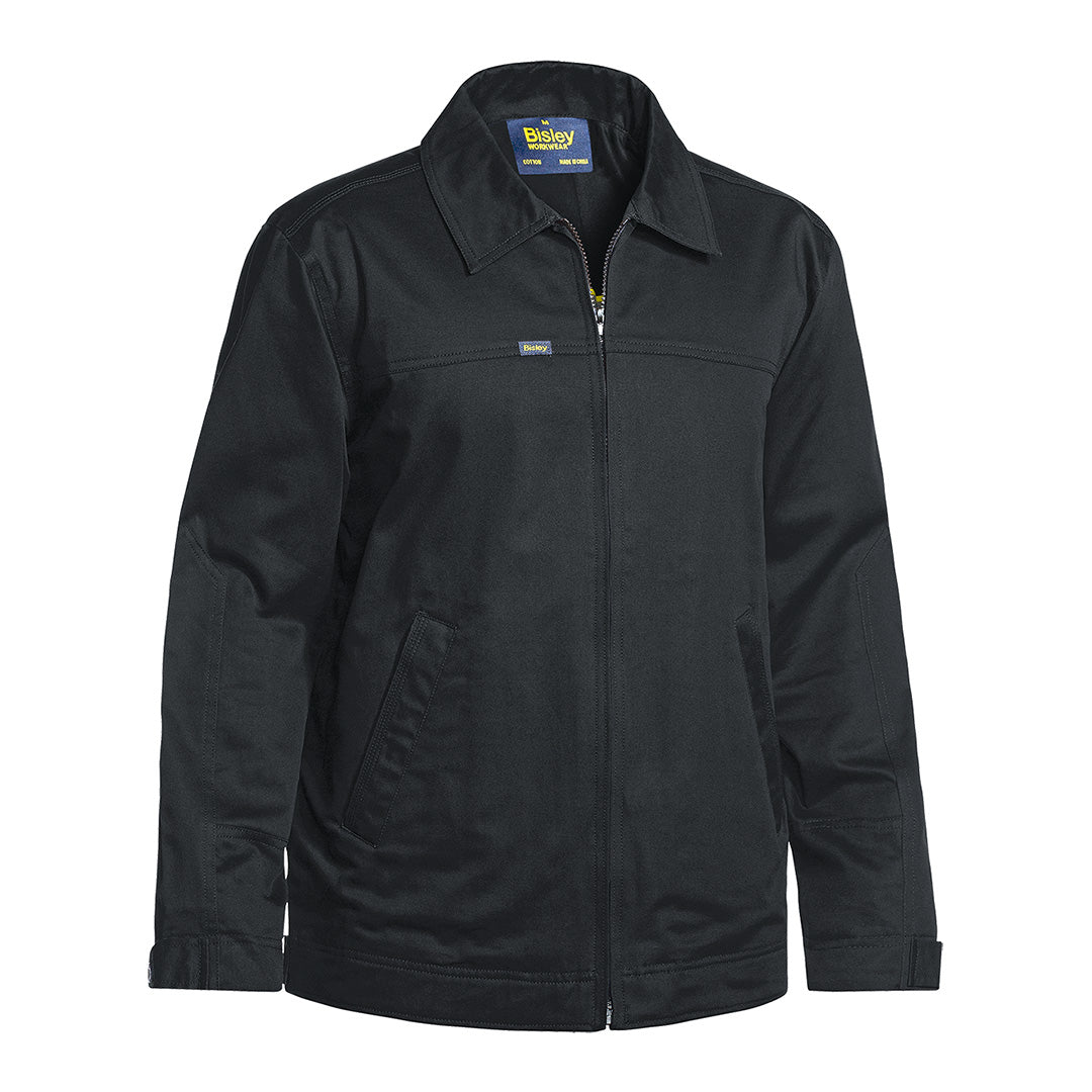House of Uniforms The Drill Jacket | Mens Bisley Black