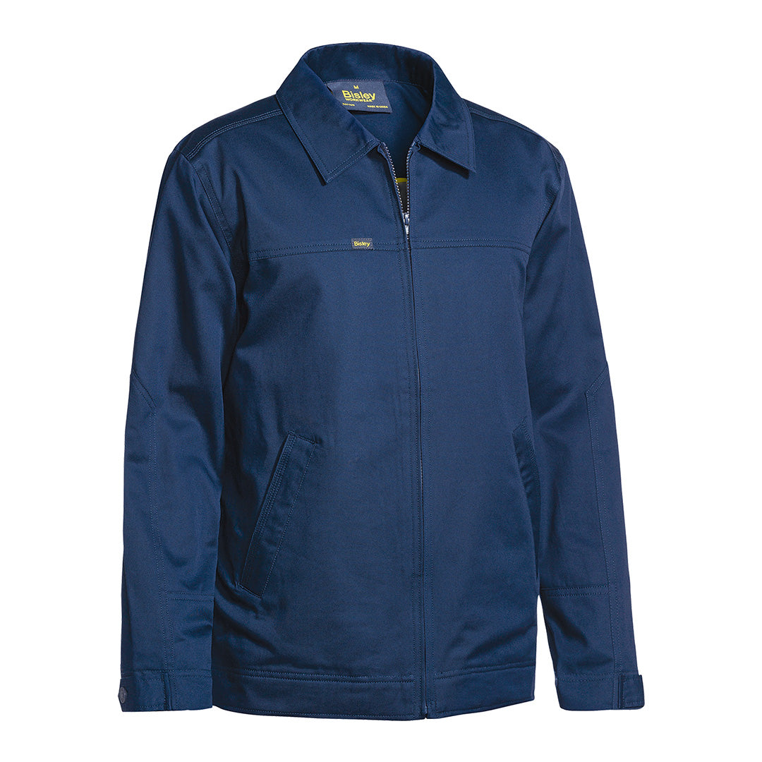House of Uniforms The Drill Jacket | Mens Bisley Navy