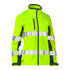 House of Uniforms The Taped Two Tone Hi Vis Soft Shell Jacket | Ladies Bisley Yellow/Navy