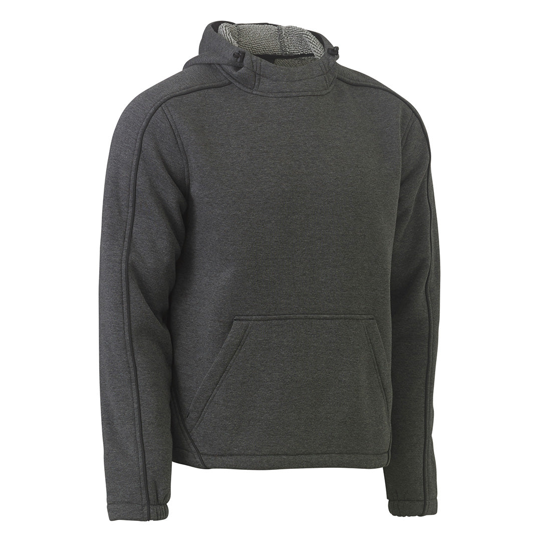 House of Uniforms The Flex and Move Marle Fleece Hoodie | Mens Bisley Charcoal