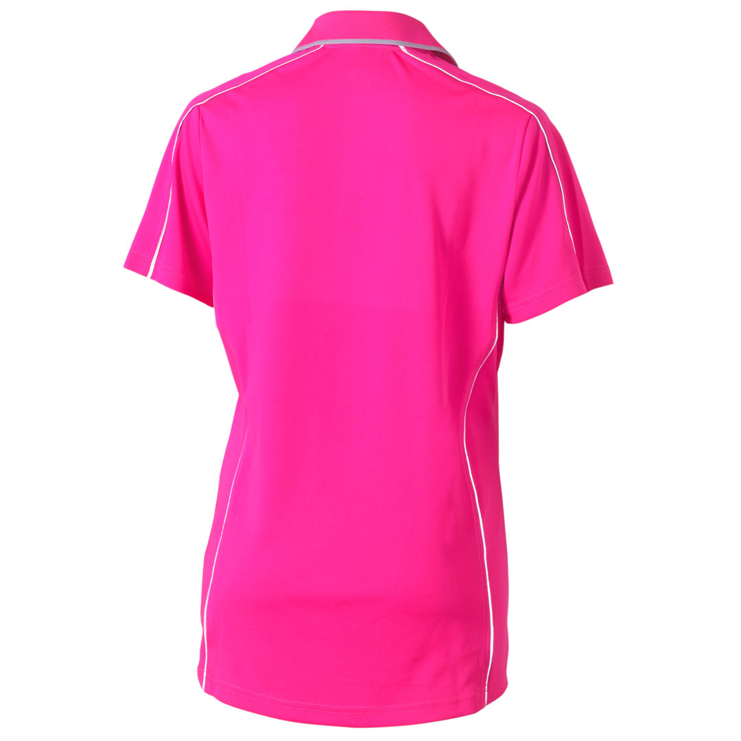 House of Uniforms The Cool Mesh Reflective Polo | Ladies Bisley 