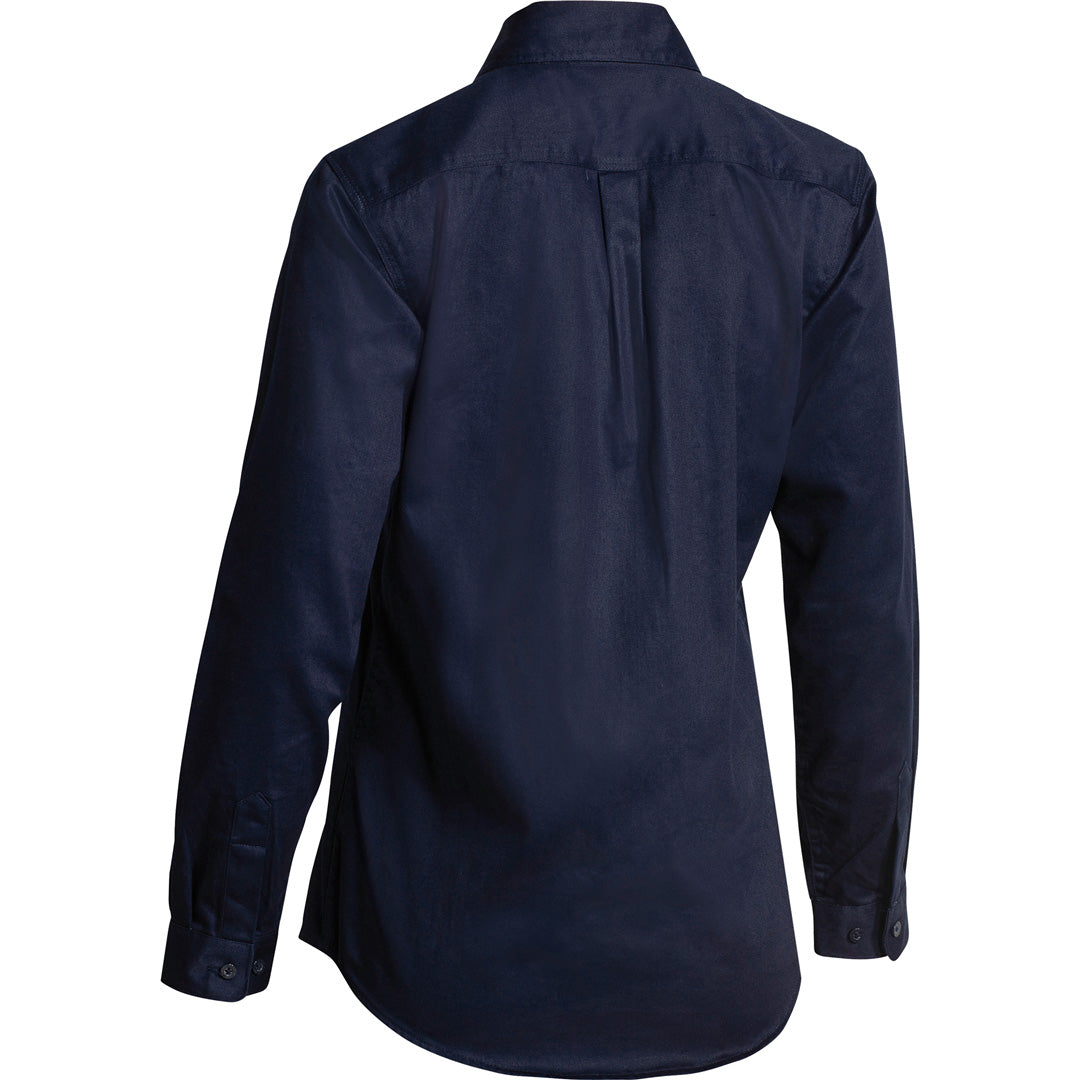 House of Uniforms The Basic Drill Shirt | Long Sleeve | Ladies Bisley 
