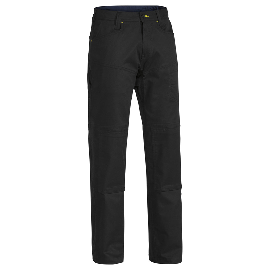 House of Uniforms The X Airflow Ripstop Vented Work Pant | Mens Bisley Black