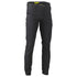The Stretch Cotton Drill Cargo Cuffed Pant | Mens | Black