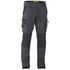 House of Uniforms The Flex and Move Utility Zip Cargo Pant | Mens Bisley Charcoal