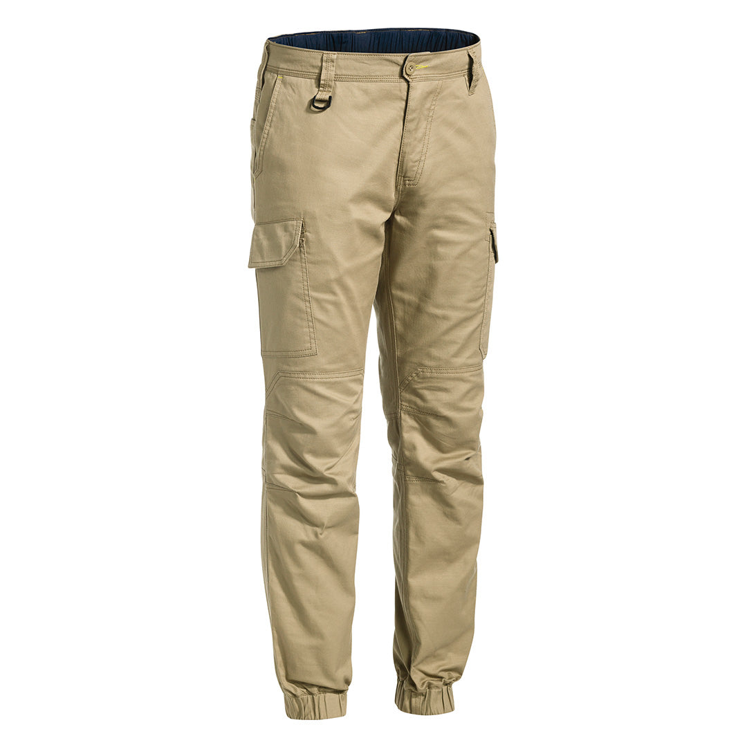 House of Uniforms The X Airflow Ripstop Stovepipe Engineered Cargo Pant | Mens Bisley Khaki