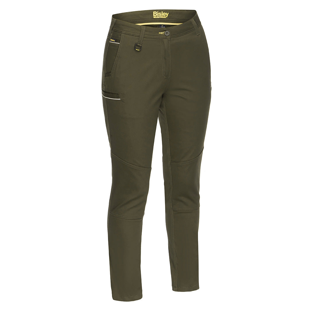 The Mid Rise Stretch Cotton Pant | Ladies | Olive