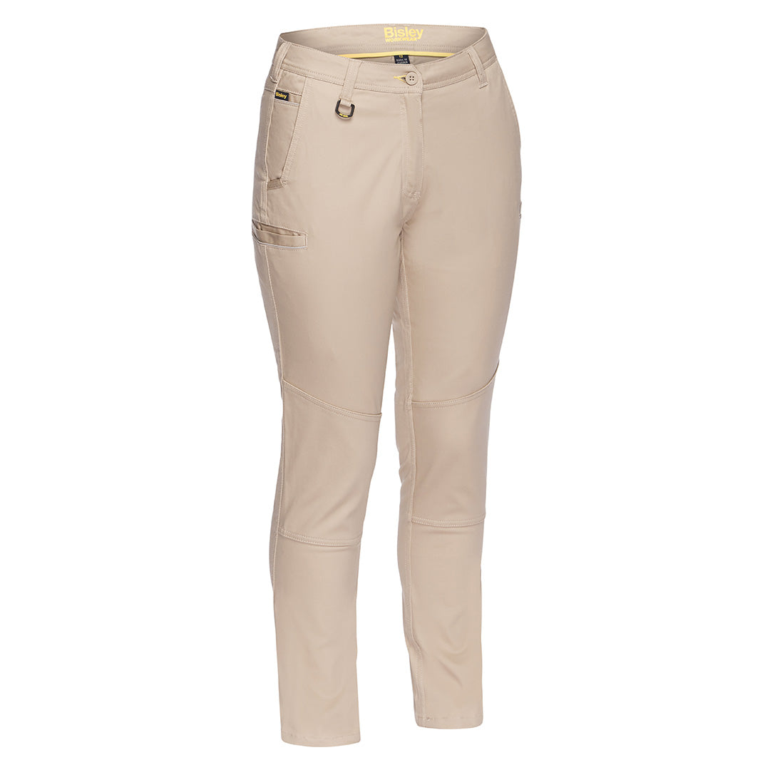 The Mid Rise Stretch Cotton Pant | Ladies | Stone
