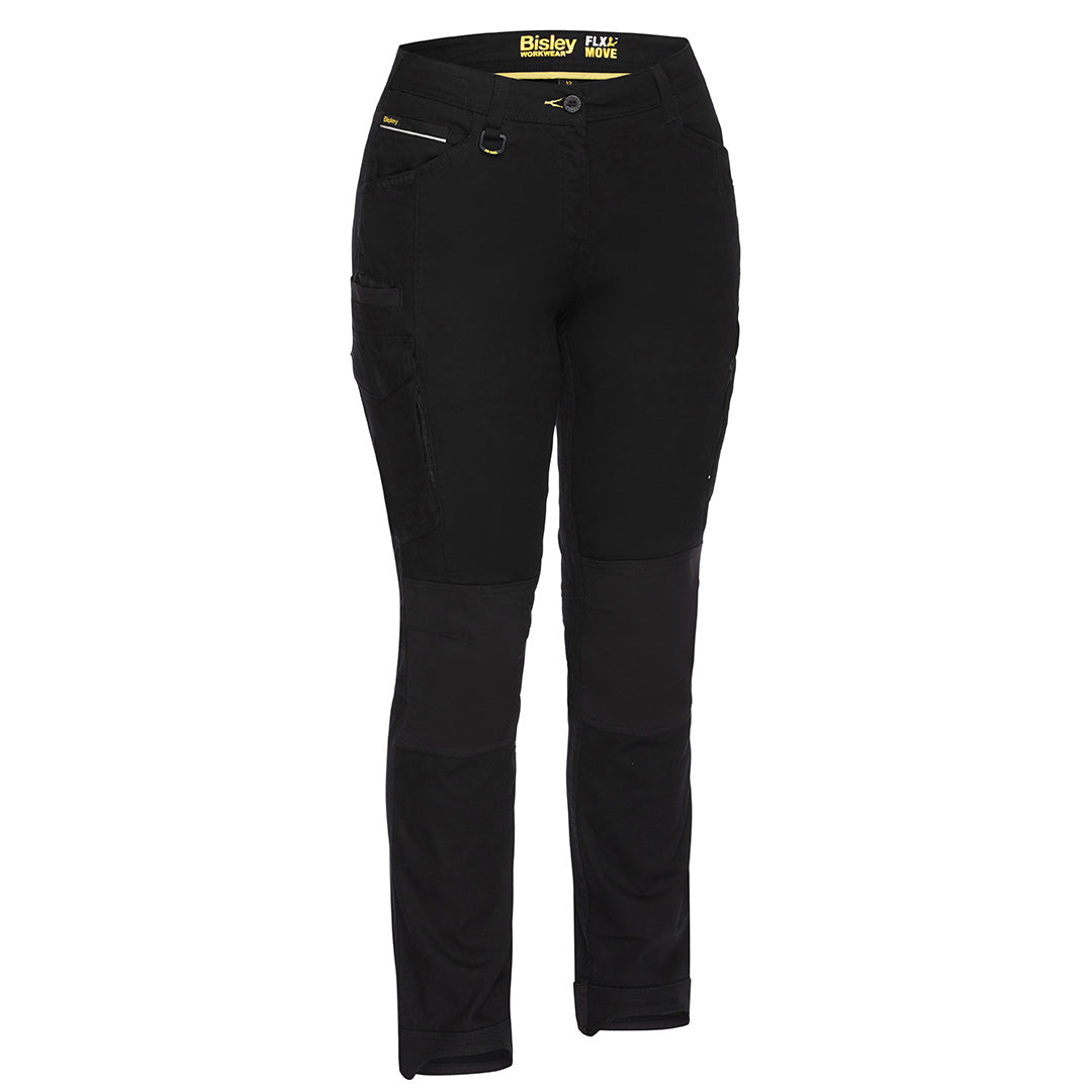 House of Uniforms The Flex and Move Cargo Pant | Ladies Bisley Black