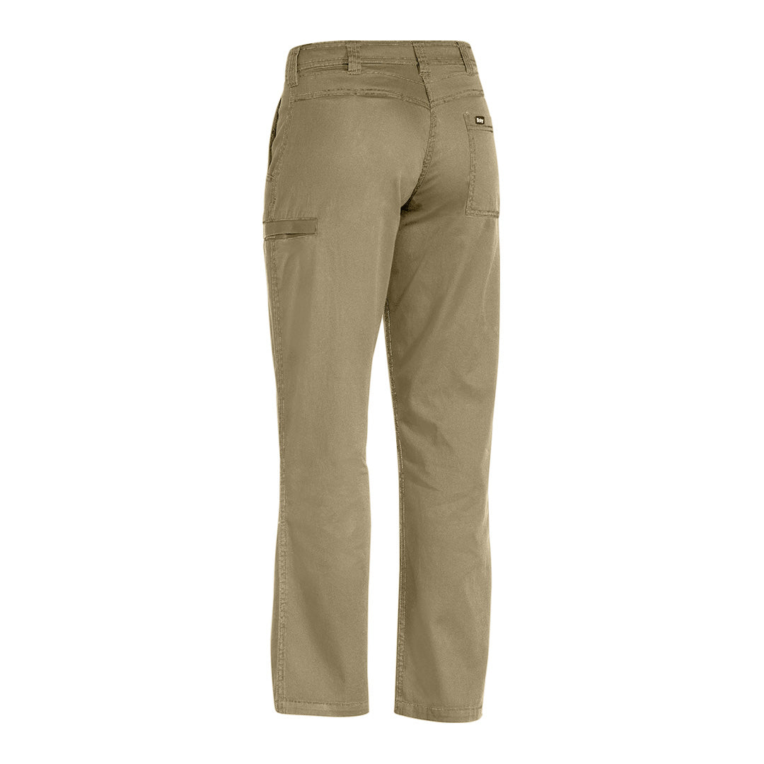 The Cool Lightweight Vented Pant | Ladies | Khaki Back