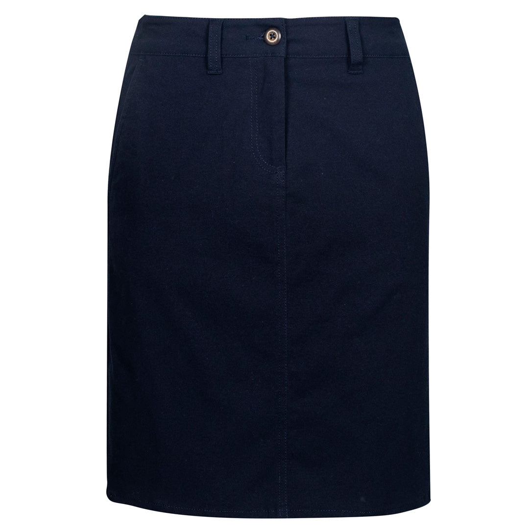 House of Uniforms The Lawson Chino | Ladies | Skirt Biz Collection Navy