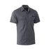 House of Uniforms The Flex and Move Utility Shirt | Short Sleeve | Mens Bisley Charcoal