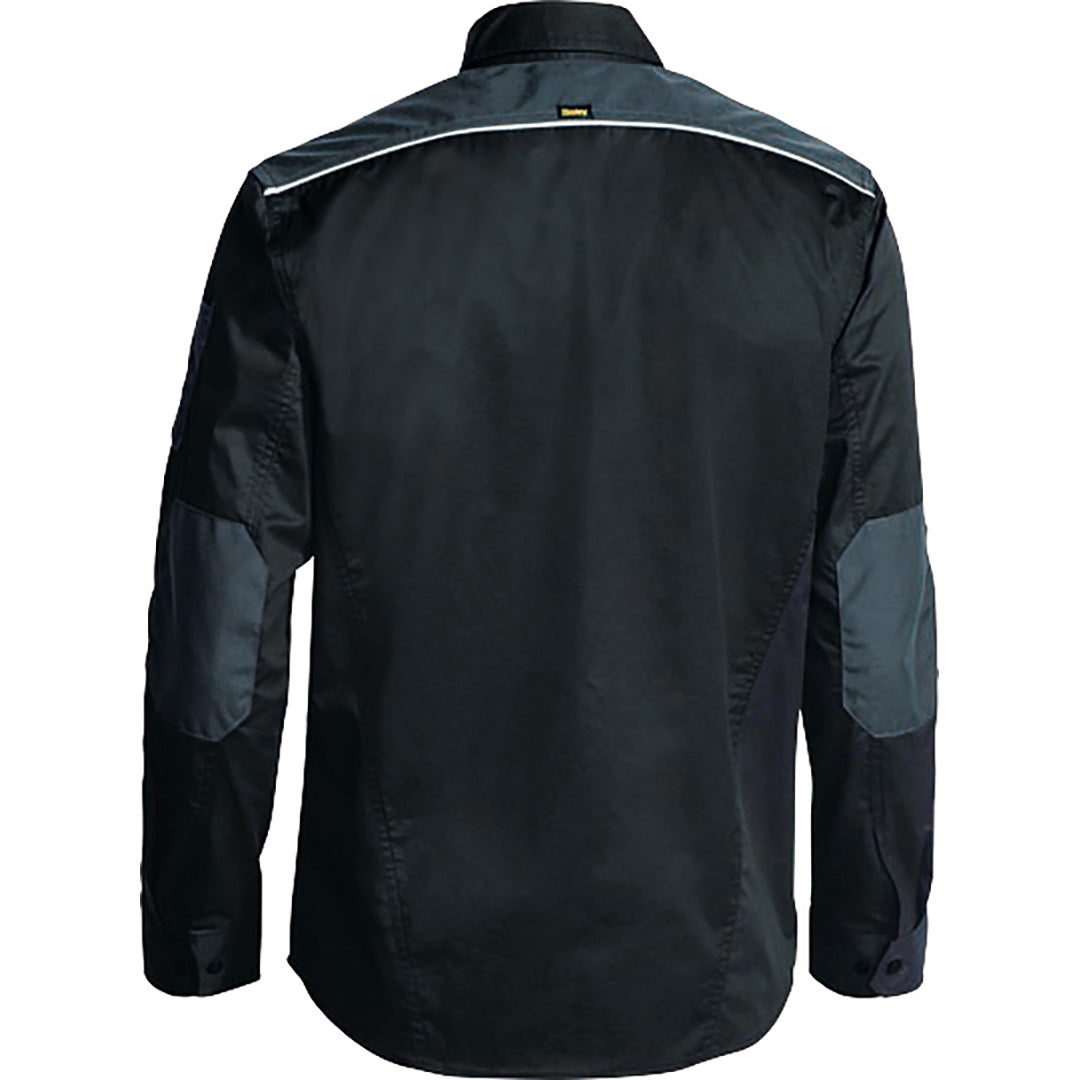 House of Uniforms The Flex and Move Mechanical Stretch Shirt | Long Sleeve | Mens Bisley 