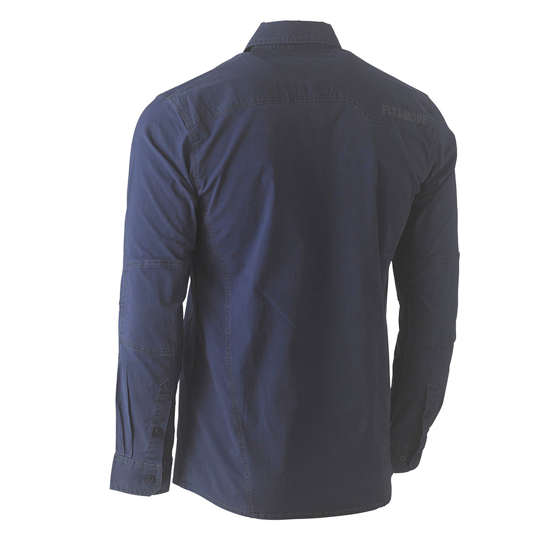 House of Uniforms The Flex and Move Utility Shirt | Long Sleeve | Mens Bisley 