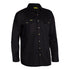 House of Uniforms The Original Cotton Drill Shirt | Long Sleeve | Mens Bisley Black