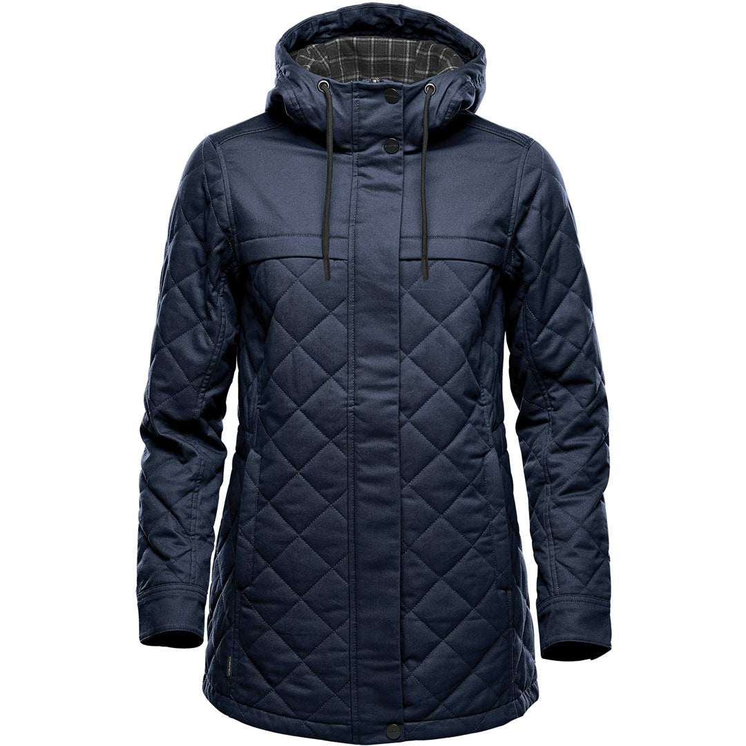 House of Uniforms The Bushwick Quilted Jacket | Ladies Stormtech Indigo