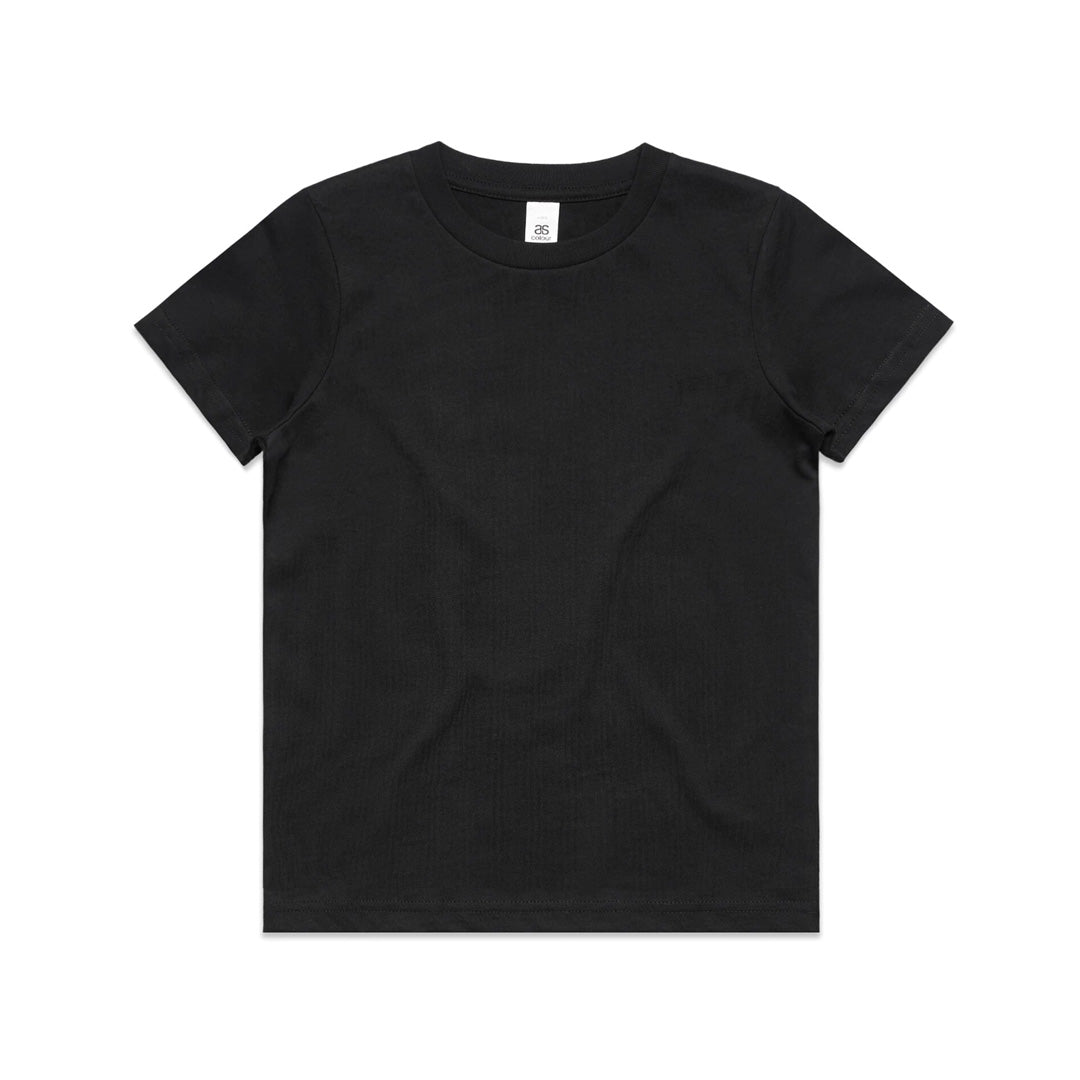 House of Uniforms The Kids Tee | Short Sleeve AS Colour Black