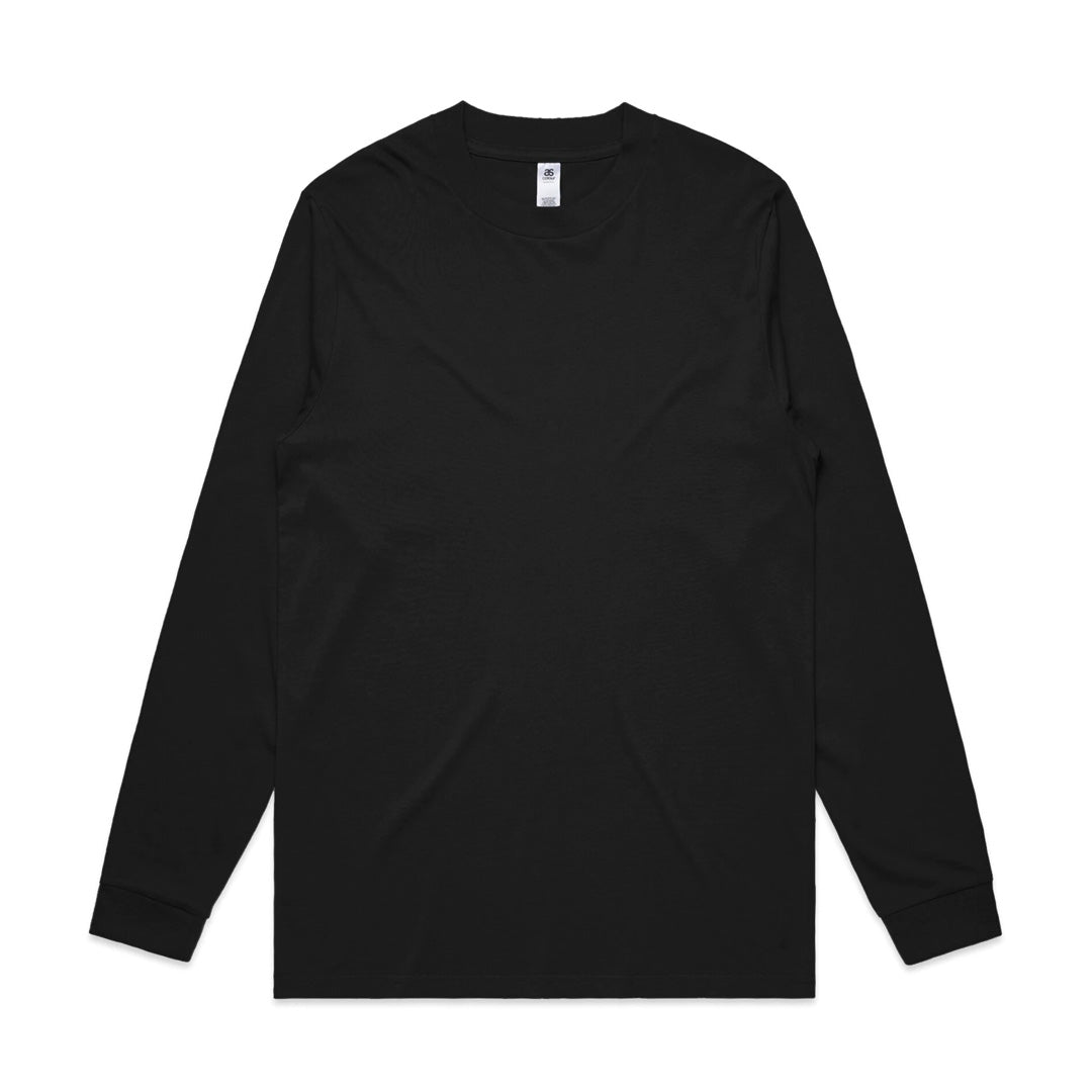 House of Uniforms The General Tee | Mens | Long Sleeve AS Colour Black