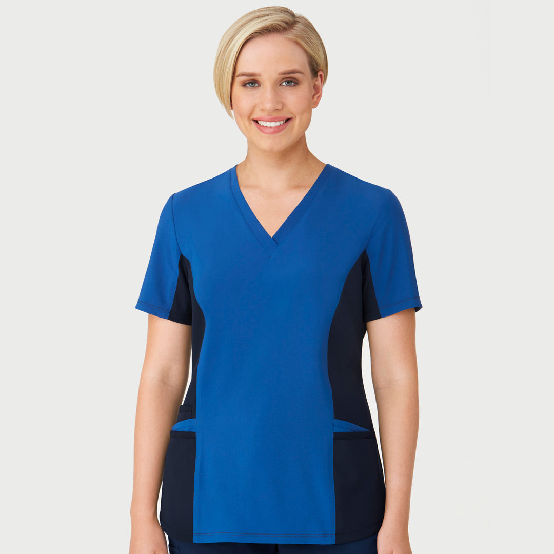 House of Uniforms The City Active Scrub Top | Ladies City Collection 