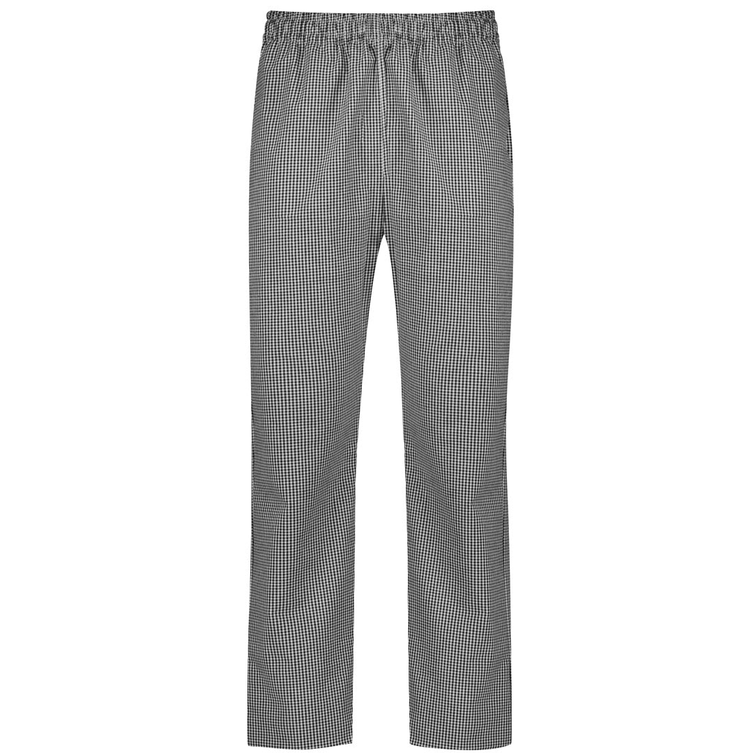 House of Uniforms The Dash Chefs Pant | Mens Yes! Chef White/Black