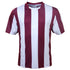Striped Soccer Jersey | Maroon/White